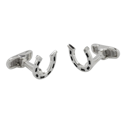 Sterling Silver Horseshoe cufflinks